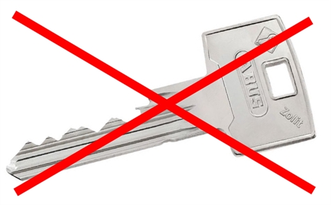 Eksisterende ABUS Zolit 1000 system - UDEN tilkøb af flere nøgler