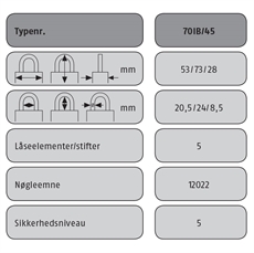 Målskitse ABUS Marine 70IB/45