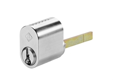 ABUS Zolit 2601 cylinder Rustfrit Look